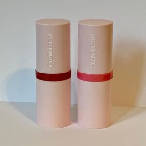 2X Kylie Cosmetics powder blush stick BREAKFAST IN BED Make Him Blush SET Mauve